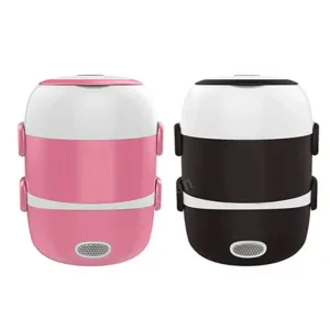 For Rice Cooker Stainless Steel 2/3 Layers Steamer Portable Meal Thermal Heating Lunch Box Food Container Warmer